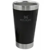 Copo Térmico Stanley Classic Beer Pint 10-01704 - 473Ml - Com Tampa E Abridor - Preto
