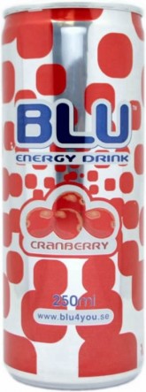 Energetico Blu Premium Drinks Cranberry - 250 ML