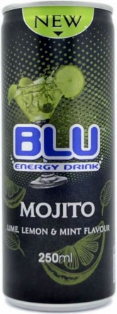 Energetico Blu Premium Drinks Mojito - Lime Lemon Mint Flavour - 250 ML