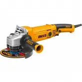 Esmerilhadeira Angular Ingco UAG14008 - 1400W - 1100RPM - 110V - Amarelo e Preto