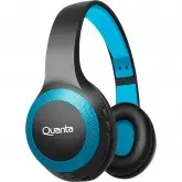 Fone de Ouvido Quanta QTFOB80 - Bluetooth - Preto e Azul