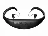 Fone Quanta MP3 Quanta QT55W - Resistente a agua - 8 Gigas - Radio FM - Preto