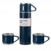 Garrafa Térmica Midi Pro MDP-500 - 500ML - Com 3 Canecas - Azul