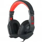 Headset Gamer Redragon Ares H120 - Com Fio - Driver 40mm - Preto e Vermelho