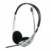 Headset Satellite AE-218 - Com Fio - Driver 30mm - Prata