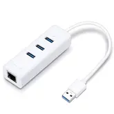 Hub Tp-Link Ue330 - 3 Portas Usb/1 Porta Ethernet - 1000Mbps - Branco