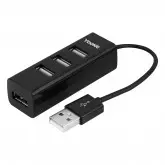 Hub Yookie Hub08 - 4 Portas Usb - Preto