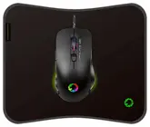 Kit Mouse e Mousepad Gamer Gamemax MG7 - 3200DPI - USB - 28.5 x 24 x 0.3 cm - Preto