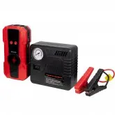 Kit Satellite A-MP86 - Bateria Auxiliar e Minicompressor de Ar - 8000mAh - Vermelho e Preto