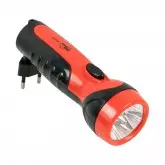 Lanterna Ecopower EP-8311 - Recarregável - Bivolt - Preto e Vermelho