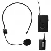 Microfone Ecopower Ep-M207 - Sem Fio - Bivolt - Preto