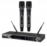 Microfone Sem Fio Ecopower Ep-M302 - 3.5Mm - Bivolt - Preto