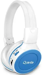 MP3 com Fone de Ouvido Quanta QTMHP-0660 - Bluetooth - Branco e Azul