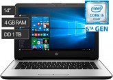 Notebook HP 14AM012LA 14 Polegadas 4GB RAM Intel Core i5 2.3GHz HD 1TB Windows 10 Prata