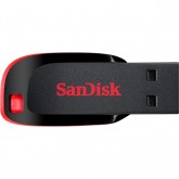 Pen Drive Sandisk Cruzer Blade Z50 SDCZ50-64G - 64GB - Preto e Vermelho