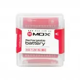 Pilha Mox Mob4Aa30 - Aa - 3000Mah - 4 Unidades - Recarregável