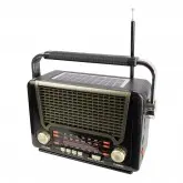 Rádio Portátil Ecopower EP-F221BS - USB/SD/AUX - AM/FM - Bluetooth - Preto