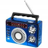 Rádio Portátil Ecopower EP-F29B - AM/FM/SW - USB/SD/AUX - Azul