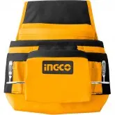Saco De Ferramentas Ingco Htbp01011 - 10 Compartimentos - 2 Aros - Amarelo E Preto