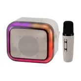 Speaker Ecopower Ep-2334 - Sd/Usb/Aux - Bluetooth - 7W - Com Microfone - Creme