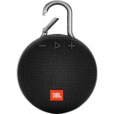Speaker JBL Clip 3 - Bluetooth - 3.3W - À Prova D'água - Preto