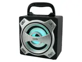 Speaker Portatil Quanta QTSBT4 - Bluetooth - Usb - Prata e Preto