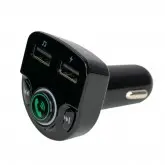 Transmissor FM Ecopower EP-13 - Bluetooth - 2x USB/Micro SD - Com Microfone - Preto