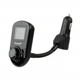 Transmissor FM Ecopower EP-15 - Bluetooth - USB/Micro SD/AUX - Com Microfone - Preto