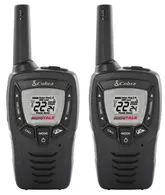 Walkie Talkie Cobra ACXT-390 Kit - 37km - 22 Canais - 110V - Preto