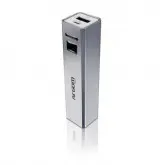 BATERIA PORTATIL USB ARGOM 2500MAH PRATA