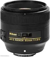CAMERA LENTE NIKON FX 85MM F/1.8G AF-