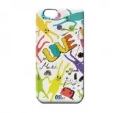CAPA PARA IPHONE 6/6S COM PELICULA MUSIC