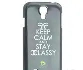 CAPA P/CEL. GALAXY S4 KEEP CALM STAY CLA