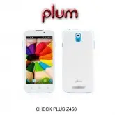 CEL PLUM CHECK PLUS Z450 DUAL BRANCO/AZU