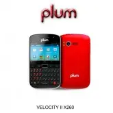 CEL PLUM VELOCITY II X260 DUAL VERMELHO