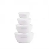 COZINHA KITCHENAID JOGO DE POTES COM 4 PCS BRANCO