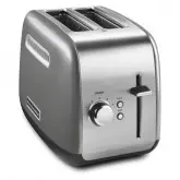 COZINHA KITCHENAID TORRADEIRA 2 FATIAS PRATA 110V