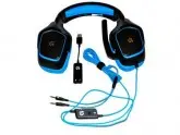 FONE COM MICROFONE LOGITECH G430 981-000551 PRETO/AZUL
