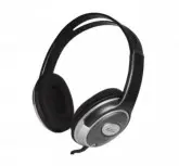 FONE COM MICROFONE SATELLITE AE-980 PRETO/CINZA