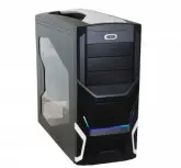 GABINETE GAMER MTEK RT-313B 4BAIAS USB PRETO