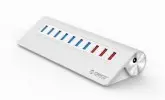 HUB 10P USB 3.0 ORICO M3H73P-V1-EU-SV PRATA