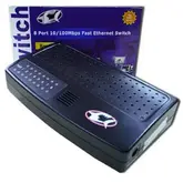 HUB SWITCH 8P SHARK 10/100MBPS ETHERNET
