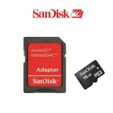 MEM CARD MICRO SD 16GB SANDISK 2X1 SDSDQ