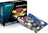PLACA MAE S1155 ASROCK H61M-PS4 SOM/VGA/LAN/SATA/USB/D