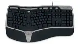 TECLADO MICROSOFT USB NATURAL ERGONOMIC 4000 PRETO