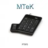 TECLADO MTEK USB PT970 NUMERICO PRETO