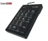 TECLADO SATELLITE USB AK-180 PRETO NUMERICO