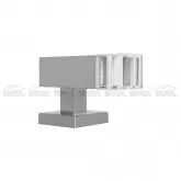 Arandela Cristal inox