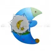 Arandela lua azul para 1 lâmpadae27