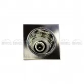 Spot inox para 1 lâmpada e27